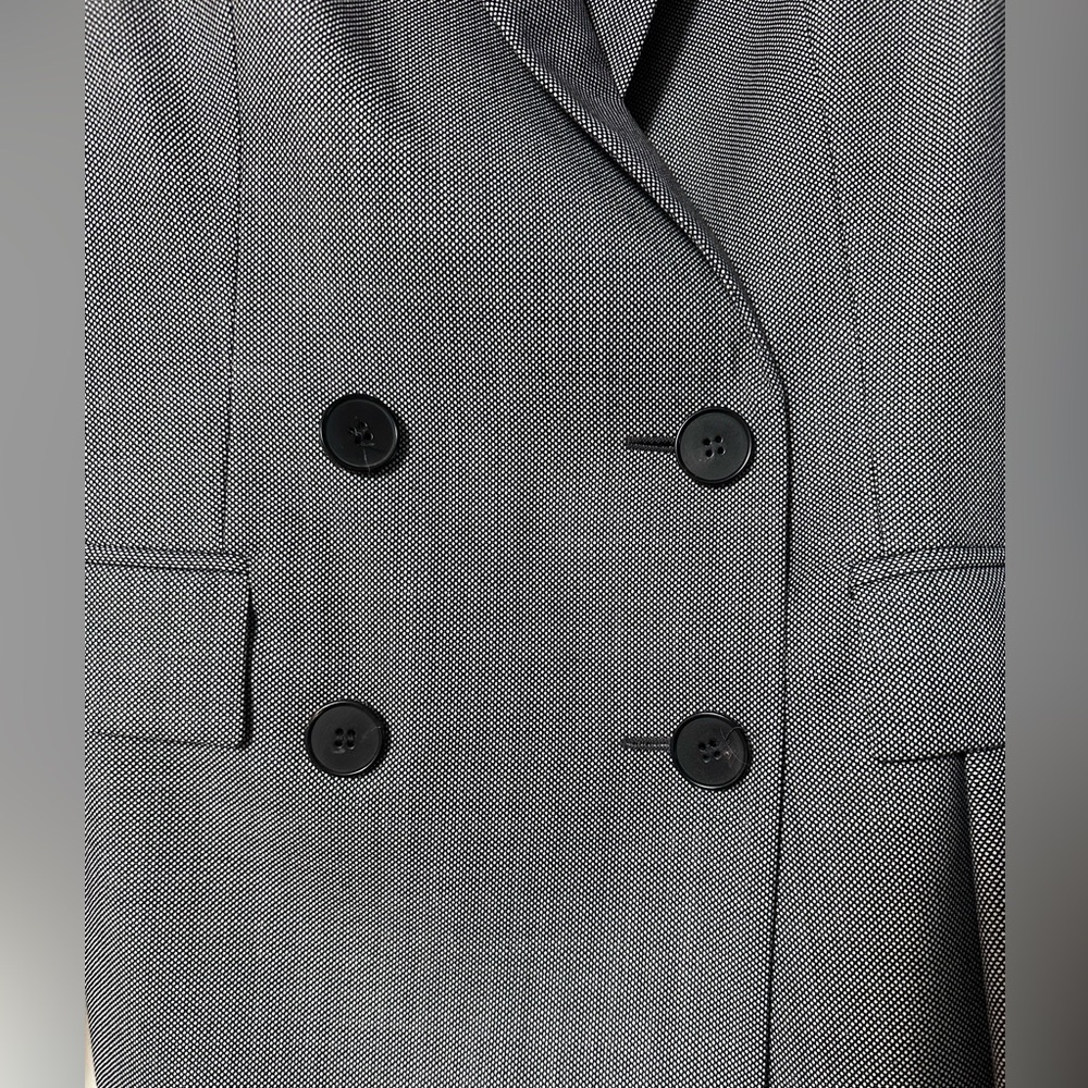 Alexander McQueen Asymmetrical Draped Gray Blazer - Picture 10 of 14